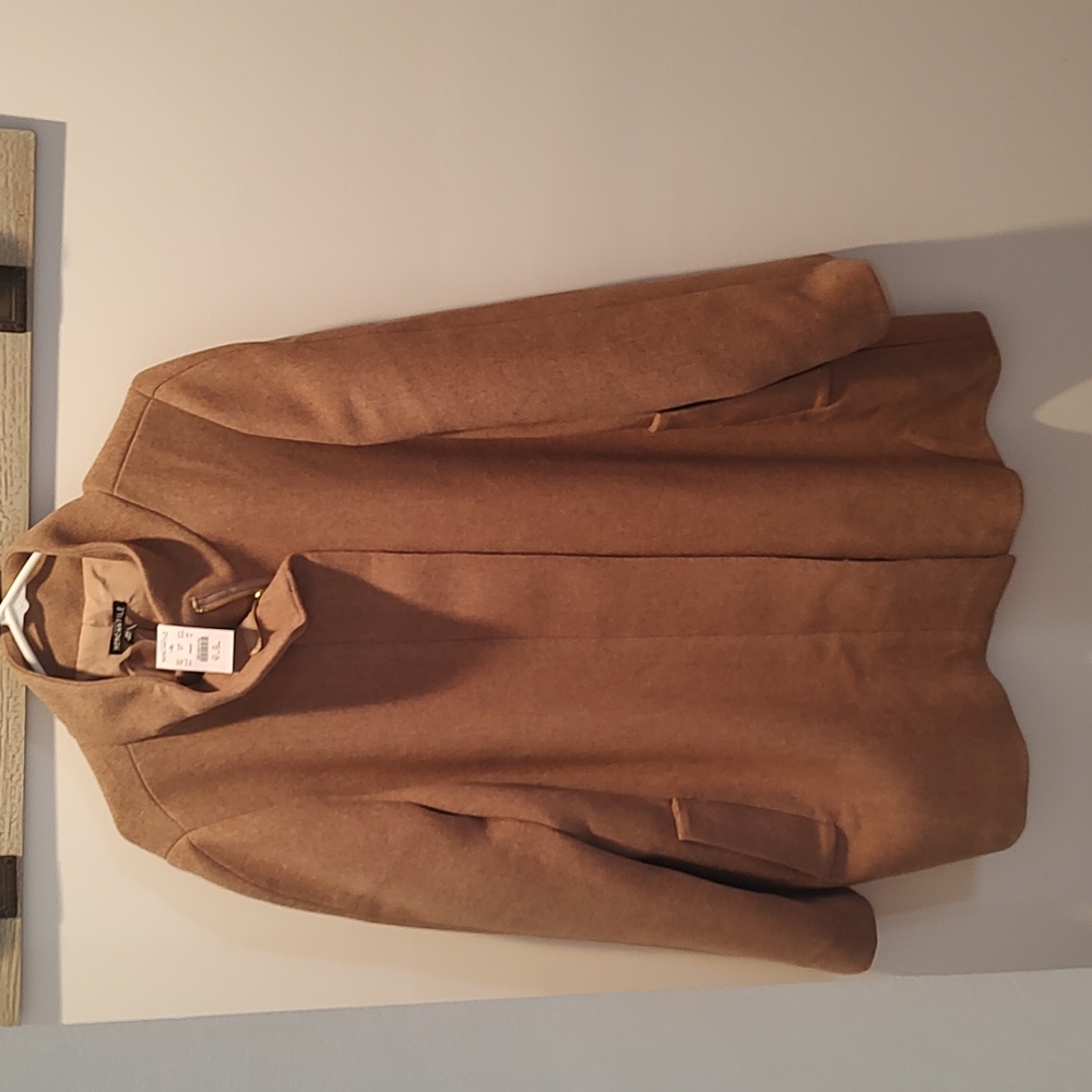 J. Crew Camel Women's Wool Blend Jacket Size 22 NWT